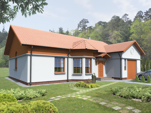projekt domu Leonard szkielet drewniany