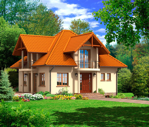 projekt domu Borków mały 9