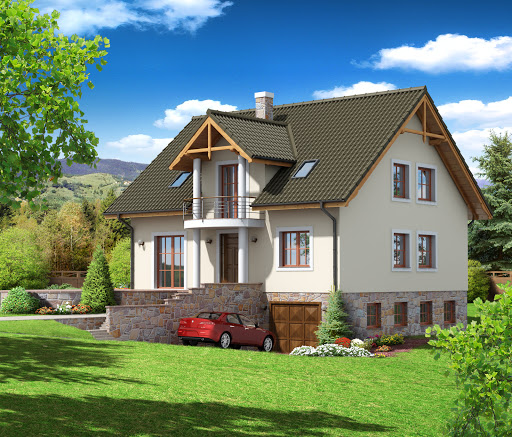 projekt domu Jaworki 9m