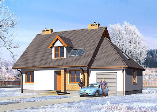 projekt domu LK & 282