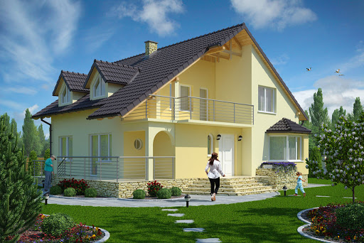 projekt domu Białobrzegi
