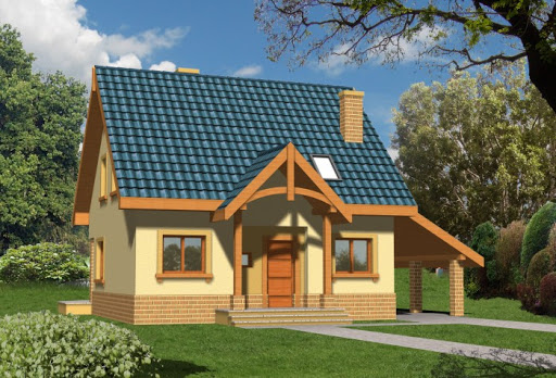 projekt domu Cytryn