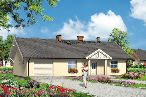 projekt domu Dworek Ali