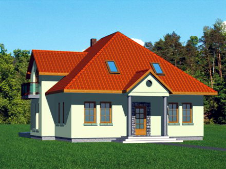 projekt domu Domek Bukowy