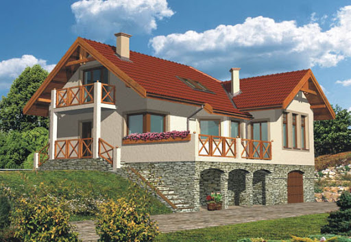 projekt domu A07